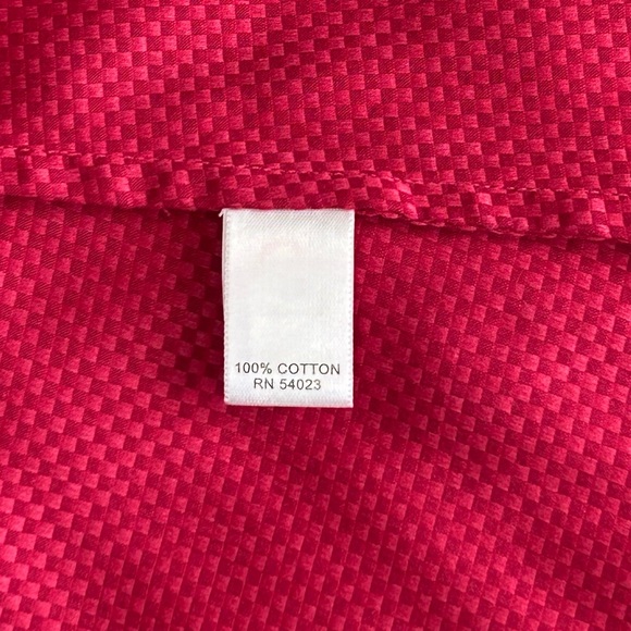 Banana Republic 100% Cotton Tailored Button Down Point Collar Shirt - XS - Pink - Picture 14 of 16